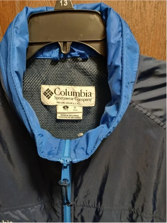 Men's Columbia Packable Windbreaker Jacket Size L (JC105) - Picture 8 of 9